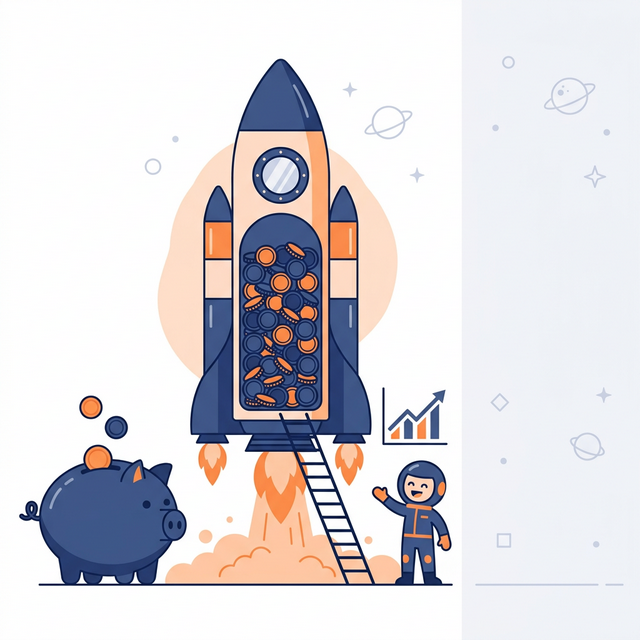 NISAと銀行預金の30年後のシミュレーション格差を示すイラスト